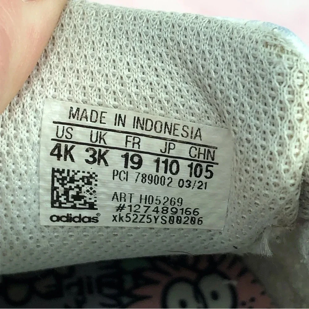 Adidas x Kevin Lyons sneakers‎ Superstar Monster Art size 4 infant